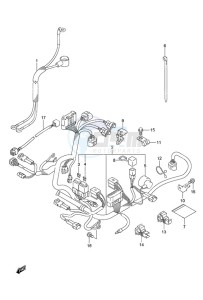 DF 9.9B drawing Harness Remote Control