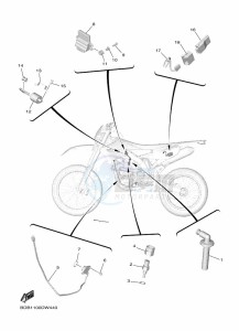 WR450F (BDB4) drawing ELECTRICAL 1