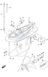 DF 200A drawing Gear Case