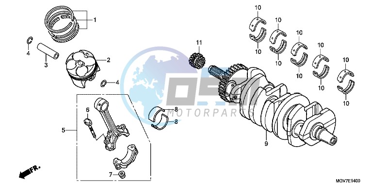 CRANKSHAFT/PISTON