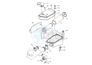 ATV 350 drawing INTAKE