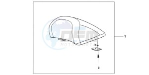 FES1259 France - (F / CMF 2F) drawing BACKREST