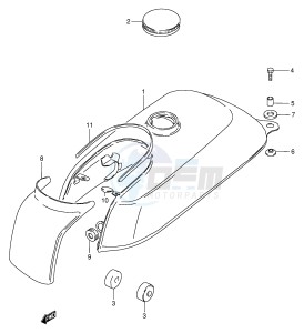 PV50 (E15) drawing FUEL TANK