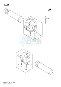 VZ800 (E3-E28) MARAUDER drawing HANDLE SWITCH