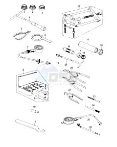 KZ 650 C [CUSTOM] (C1-C3) [CUSTOM] drawing SPECIAL SERVICE TOOLS "A"