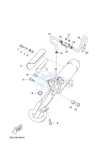 YN50E (2DK1 2DK1 2DK1 2DK1) drawing EXHAUST