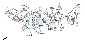 CBF600S drawing WIRE HARNESS (CBF600S/SA)