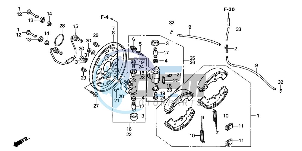 FRONT BRAKE PANEL