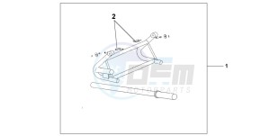 VT750DCA SHADOW SPIRIT drawing MAINTENANCE STAND