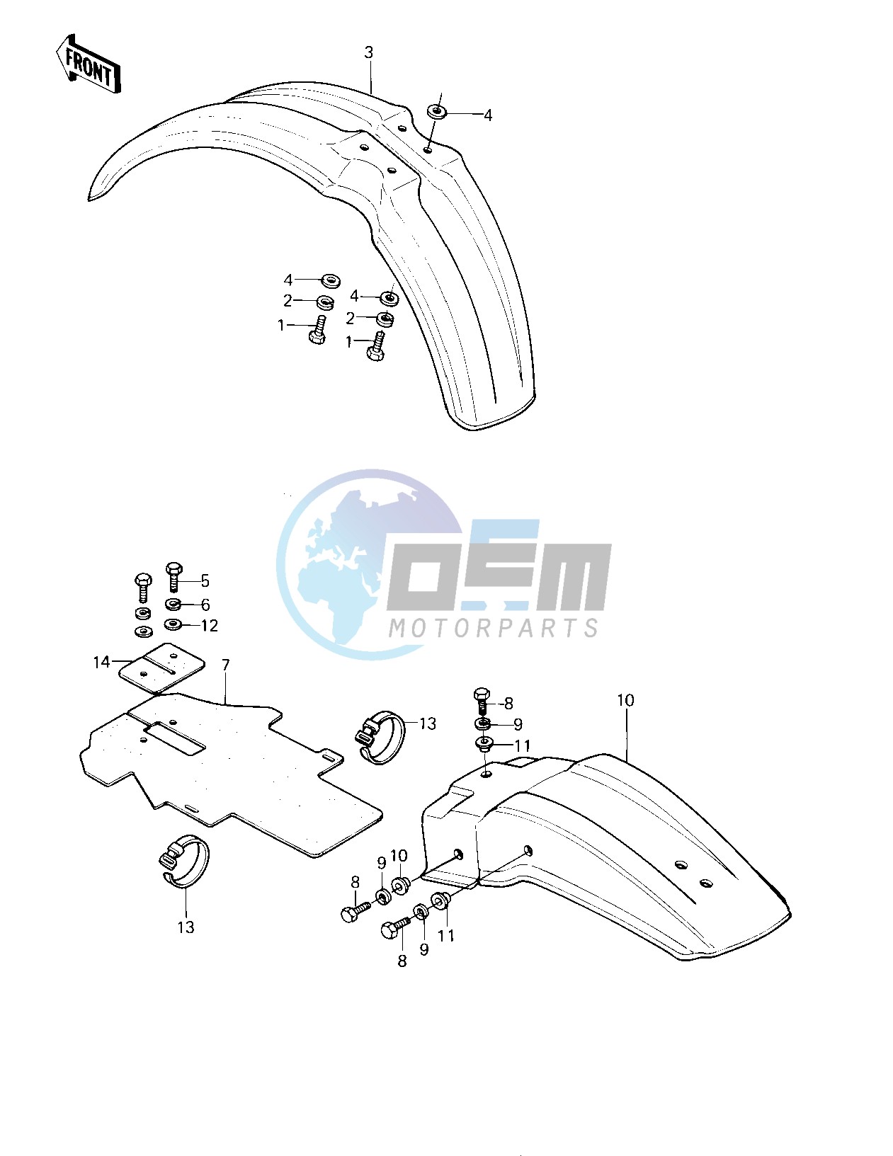 FENDERS -- 80 A1- -