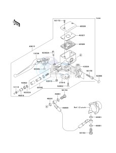 VN 1600 D [VULCAN 1600 NOMAD] (D6F-D8FA) D7F drawing CLUTCH MASTER CYLINDER