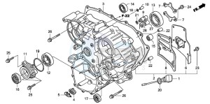 GL1800A drawing REAR CASE