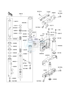 VN 1500 N [VULCAN 1500 CLASSIC] (N4) N4 drawing FRONT FORK