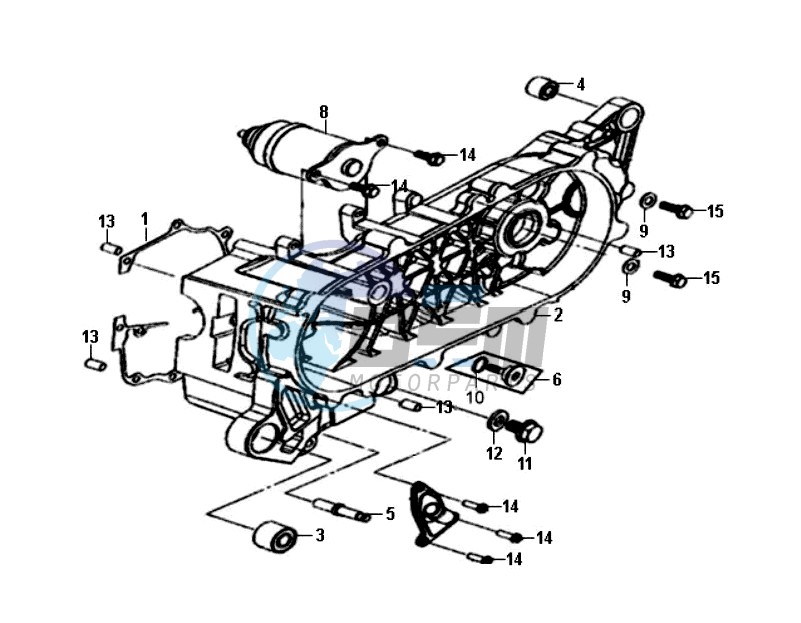 CRANKCASE COVER LEFT