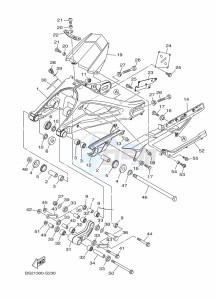 MT-09 MTN850-A (BS2G) drawing REAR ARM