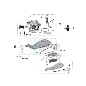 KISBEE AX drawing CARBURETTOR