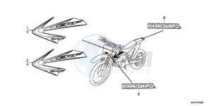 CRF100FD CRF100F Europe Direct - (ED) drawing MARK