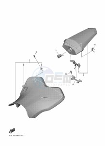 YZF1000 YZF-R1 (B3LS) drawing SEAT