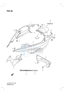 UH125G BURGMAN EU drawing FRAME COVER