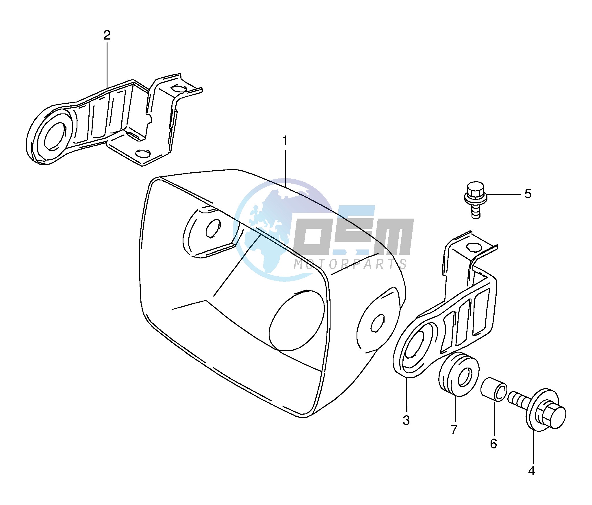 HEADLAMP HOUSING