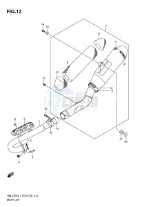 RM-Z250 (E3-E28) drawing MUFFLER