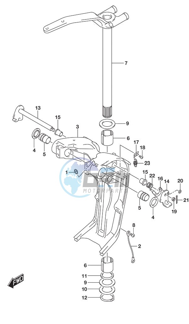 Swivel Bracket w/Transom (X) & (XX)