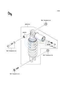 Z1000 ZR1000B8F FR GB XX (EU ME A(FRICA) drawing Shock Absorber(s)