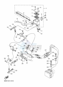 MT-03 MTN320-A (B6W3) drawing FRONT MASTER CYLINDER