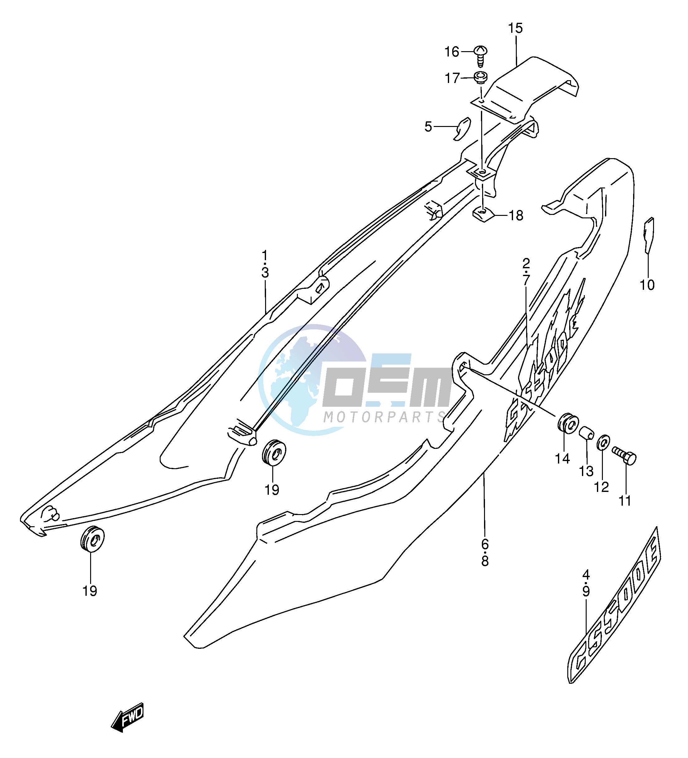 FRAME COVER (MODEL R S T)