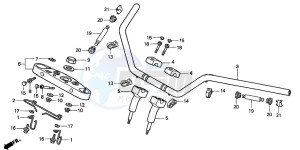 VT1100D2 drawing HANDLE PIPE/TOP BRIDGE