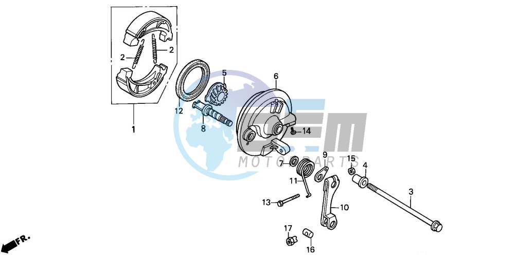 FRONT BRAKE PANEL