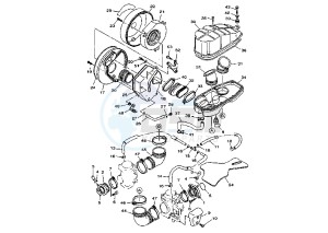 XVS DRAG STAR 1100 drawing INTAKE