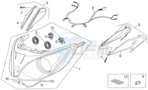 Atlantic 300 drawing Headlight