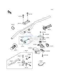 KX 250 K [KX250] (K1) [KX250] drawing HANDLEBAR