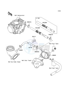 KVF650 4x4 KVF650D7F EU GB drawing Fuel Pump