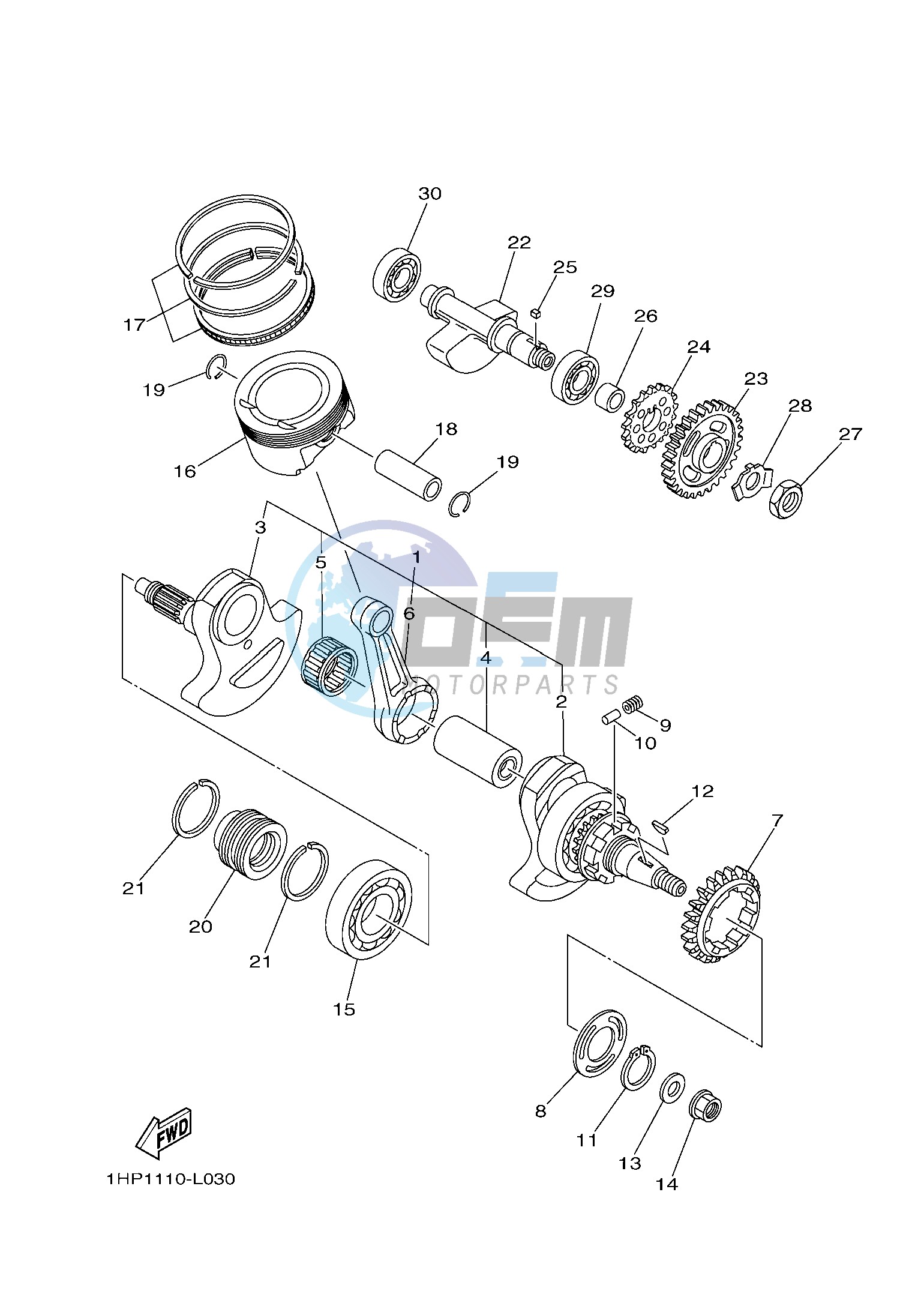 CRANKSHAFT & PISTON