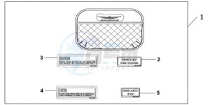 GL18009 Australia - (U / AB NAV) drawing INNER S/B LID ORG