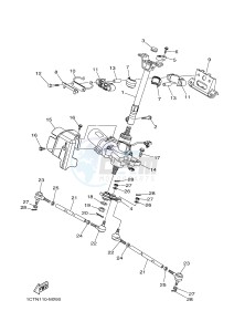 YFM450FWAD YFM45GPXG GRIZZLY 450 EPS (2LCB) drawing STEERING