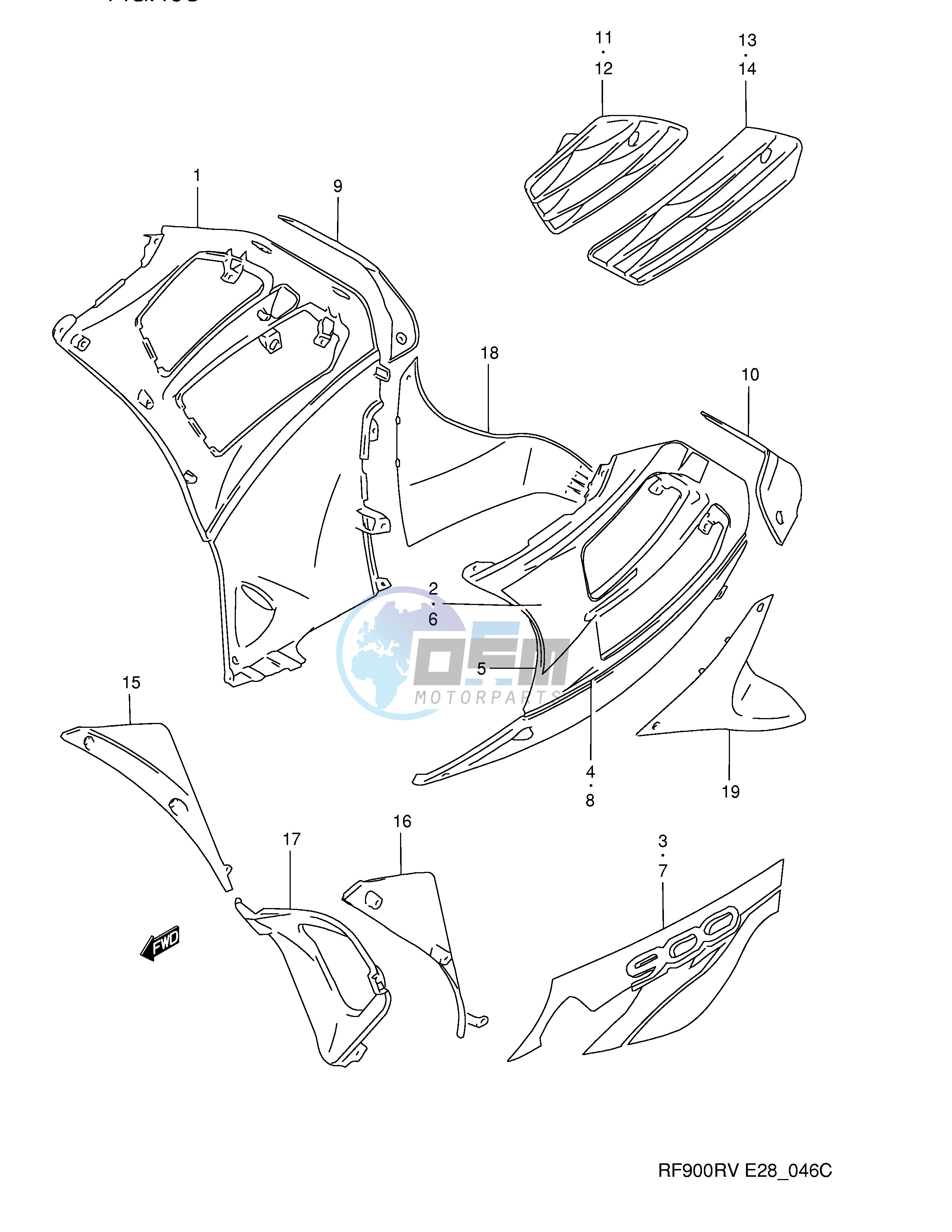 UNDER COWLING BODY (MODEL V)