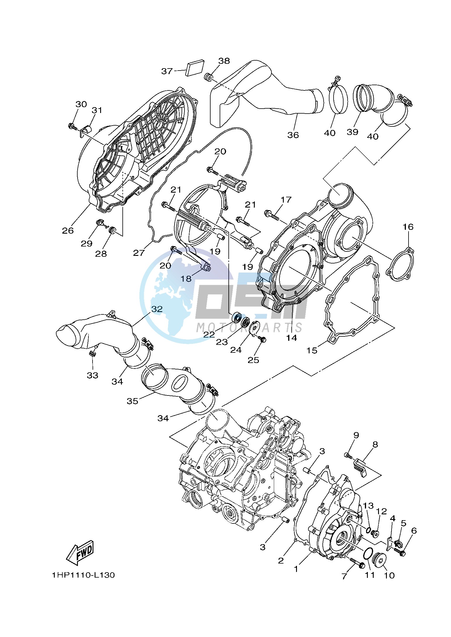 CRANKCASE COVER 1