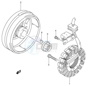 LT-Z250 (E19) drawing MAGNETO