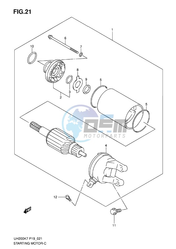 STARTING MOTOR