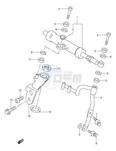 TL1000S (E2) drawing STEERING DAMPER (MODEL V)