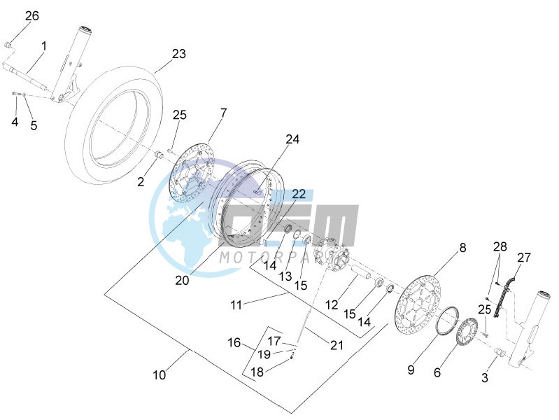 Front wheel