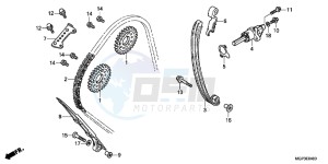 CBR1000RRC drawing CAM CHAIN/TENSIONER