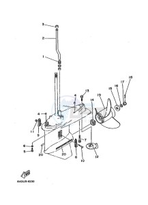 200F drawing LOWER-CASING-x-DRIVE-L150-L200-