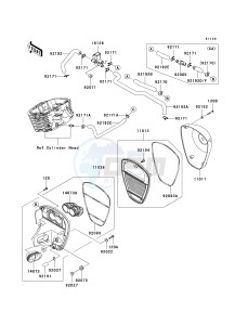 VN 900 B [VULCAN 900 CLASSIC] (6F-9F) B7F drawing AIR CLEANER