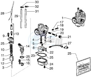 GSM 50 drawing Carburettor