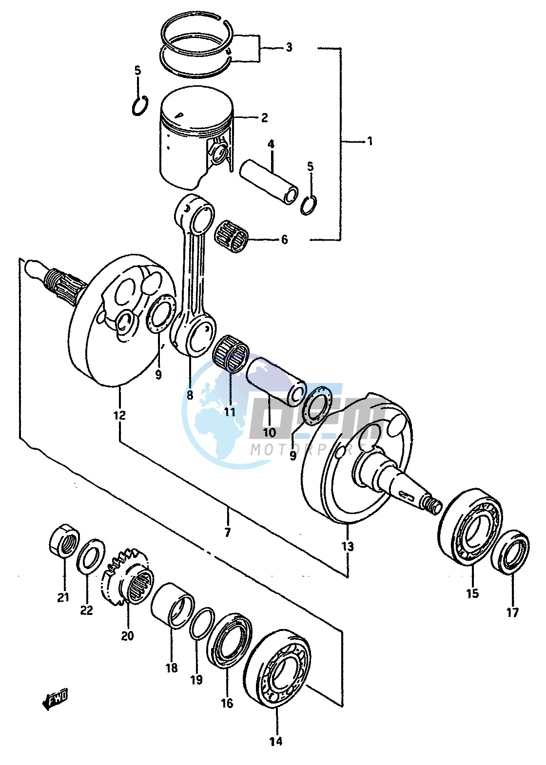 CRANKSHAFT (MODEL G)