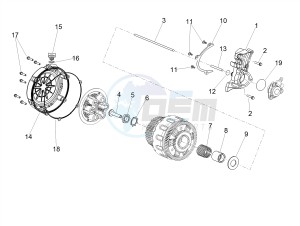 SHIVER 900 E4 ABS NAVI (EMEA) drawing Clutch cover